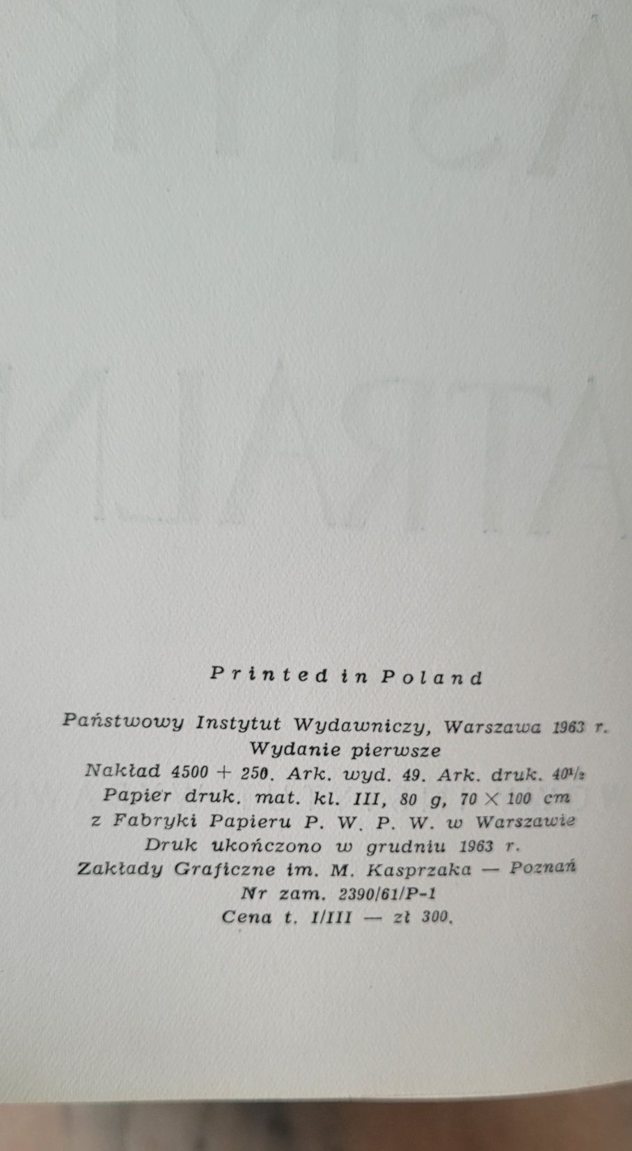 Zenobiusz Strzelecki Polska Plastyka  Teatralna tom 3  PIW 1963