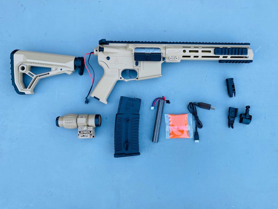 Іграшковий автомат F4 на орбізах ЕЛЕКТРОподача орбіган гель бластер