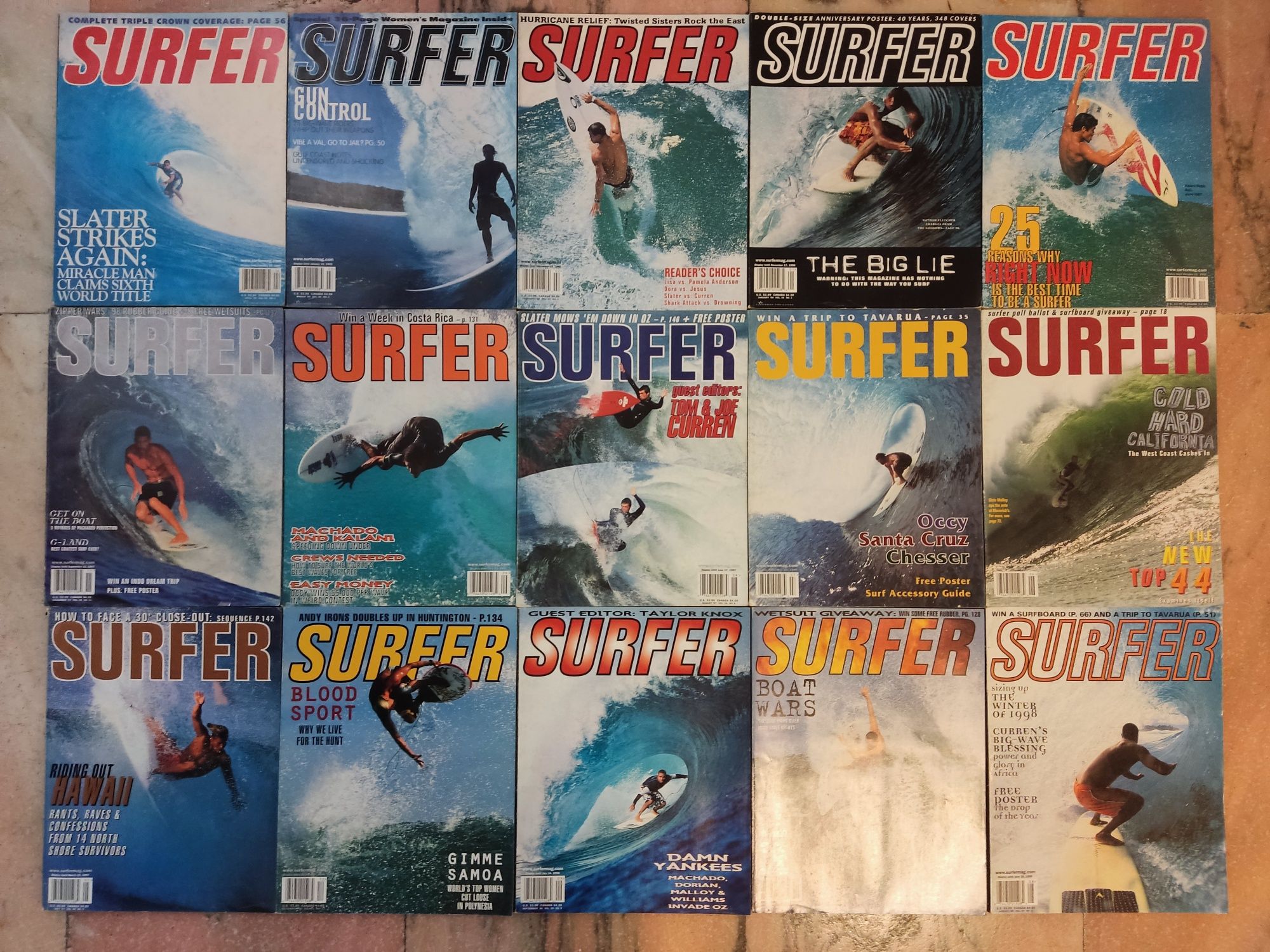 Coleção revista Surfer