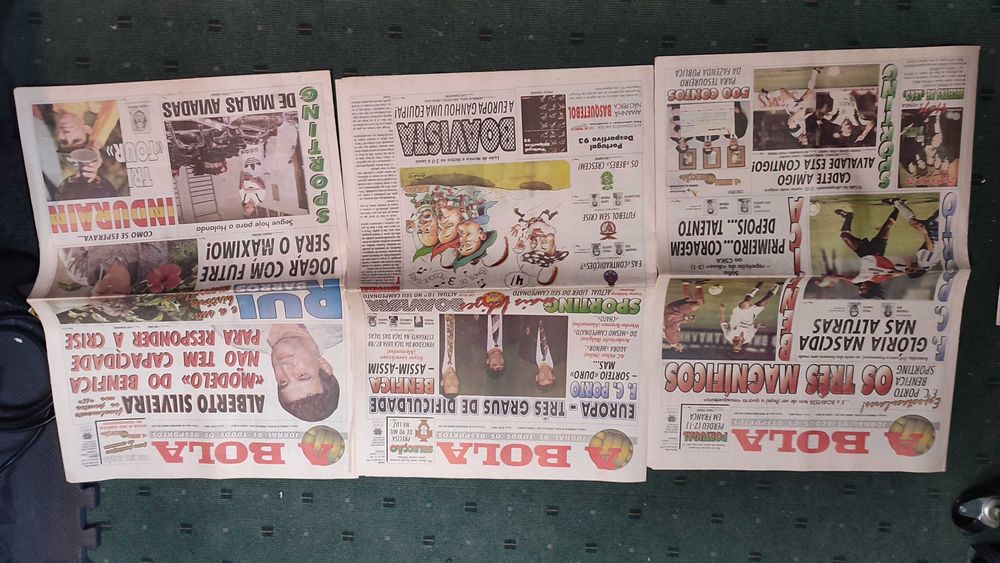 12 Jornais A Bola de 1993