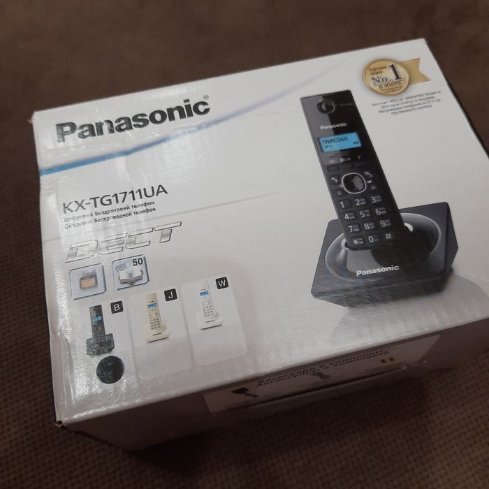 Радіотелефон DECT Panasonic KX-TG1711UAB