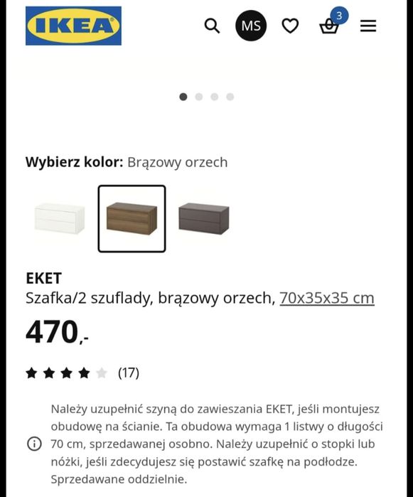 Szafka Ikea komoda Ikea nowa