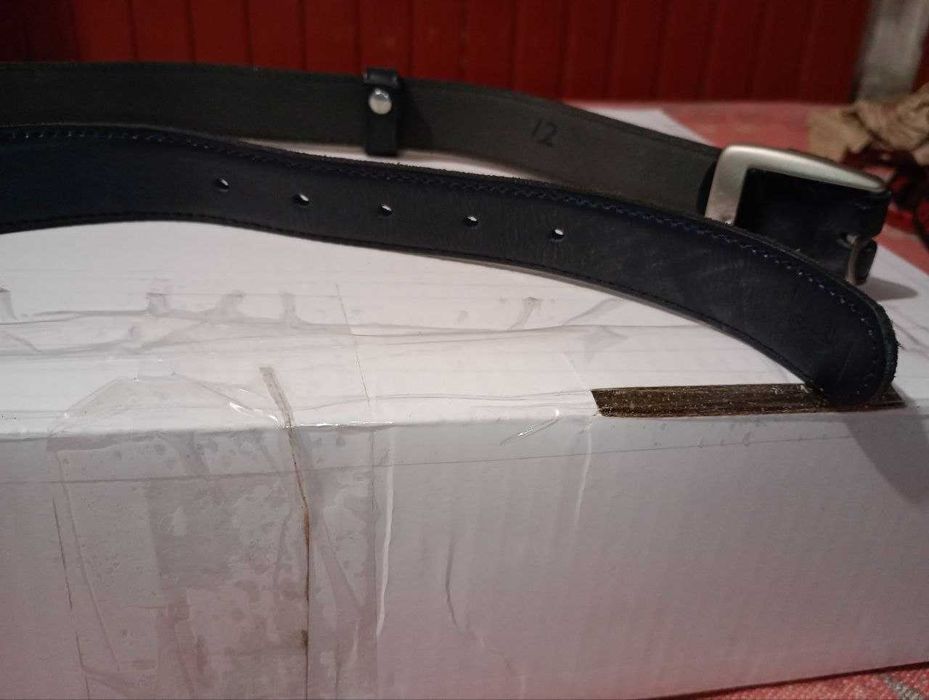 Продам Ремінь З Карабіном Натуральна Шкіра 88 см