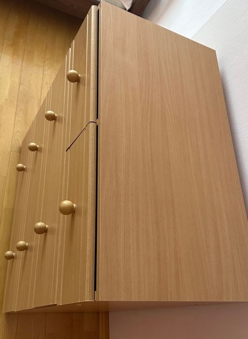 Комод з МДФ на 5 шуфляд