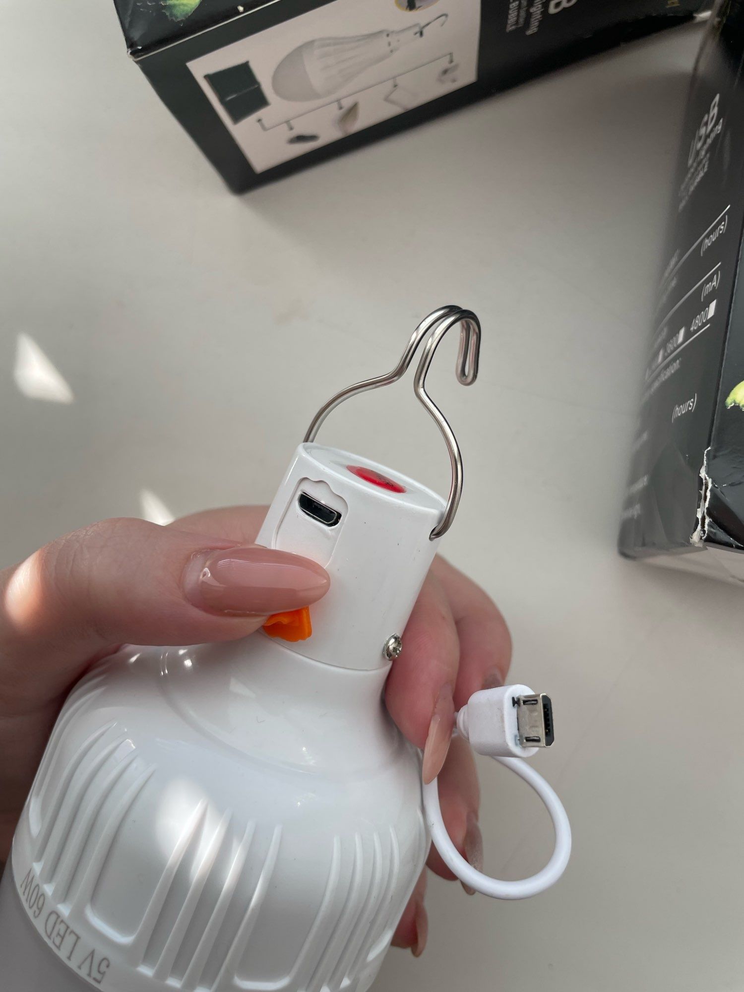 Лампа аккумуляторная USB 60 Вт
