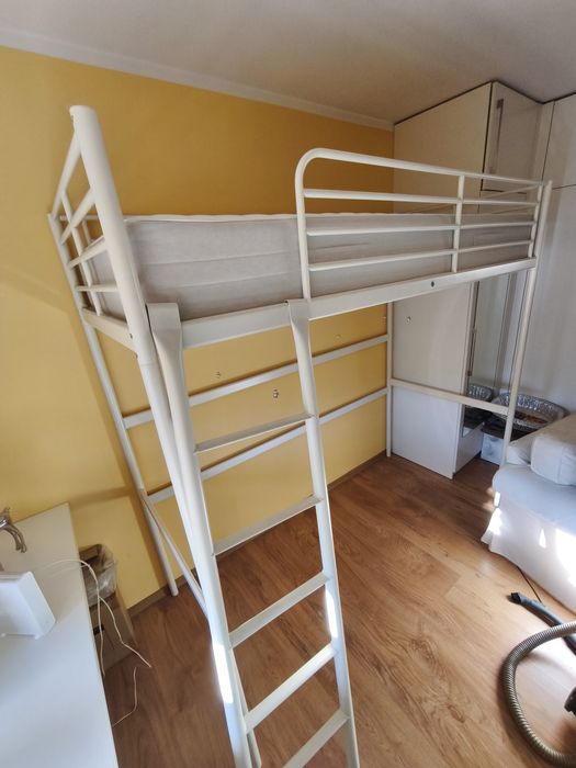 Ikea Tromso, łóżko piętrowe, Antresola + Materac Sultan 200 x 90