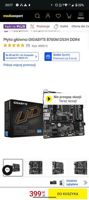 B760 + i3 12100 + 16ram + fera 5