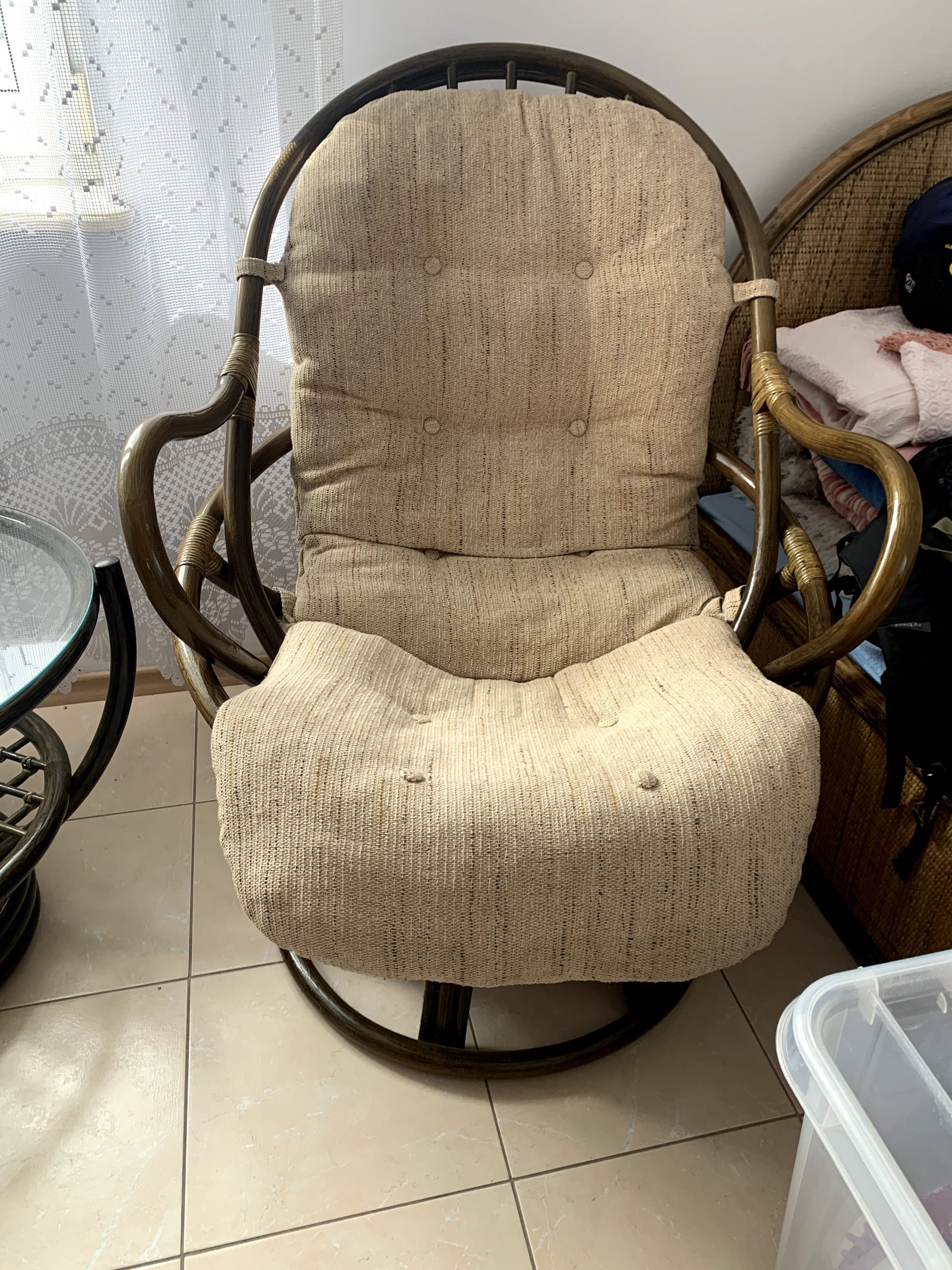 zestaw mebli rattanowych