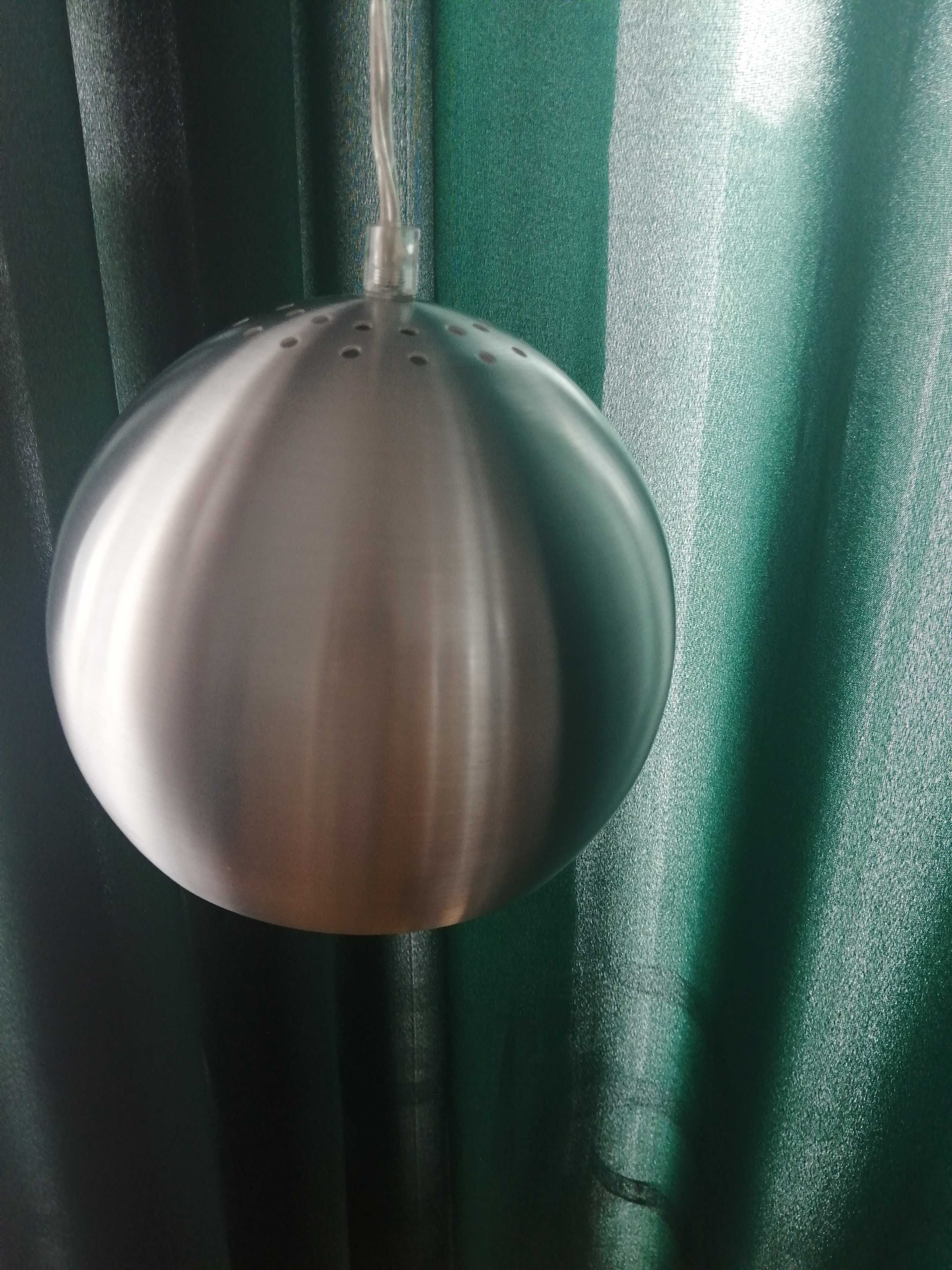 Castorama lampa wisząca stał satynowa kula 20 cm