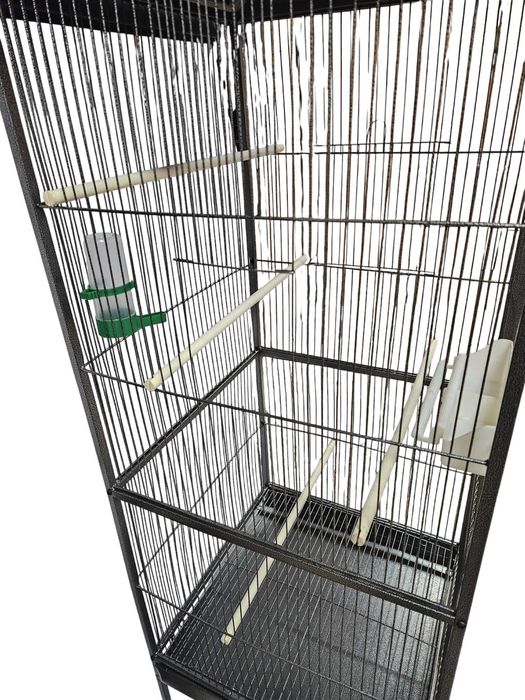 Klatka woliera dla papug i ptaków egzotycznych duża xxl daszek