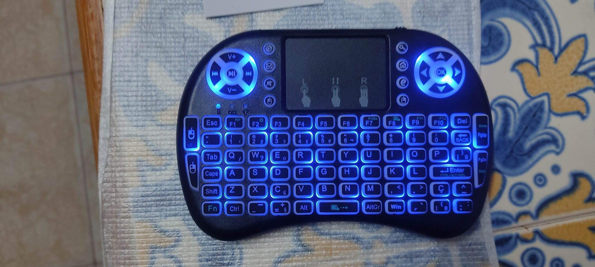 Air mouse com bateria