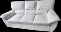 Zestaw wypoczynkowy skórzany Kler kanapa sofa fotele