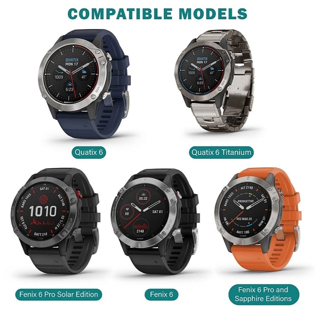 Uchwyt Rowerowy na Smartwatch Kompatybilny z Garmin Fenix 22mm