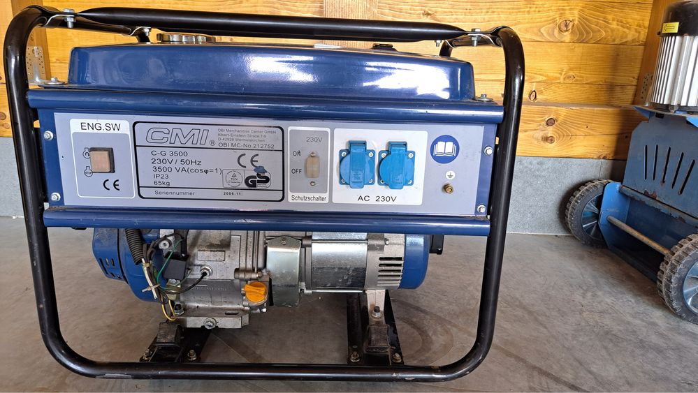 Agregat prądotworczy, Generator CMI C-G 3500