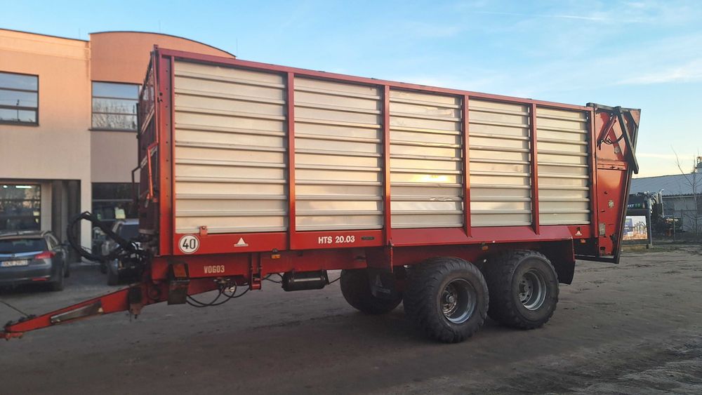 Przyczepa objętościowa Annaburger, Veenhuis, Strautmann, Bergmann