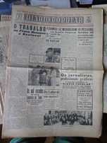 Diário Popular ano 1942  desastre em Guimarães II Guerra Mundial