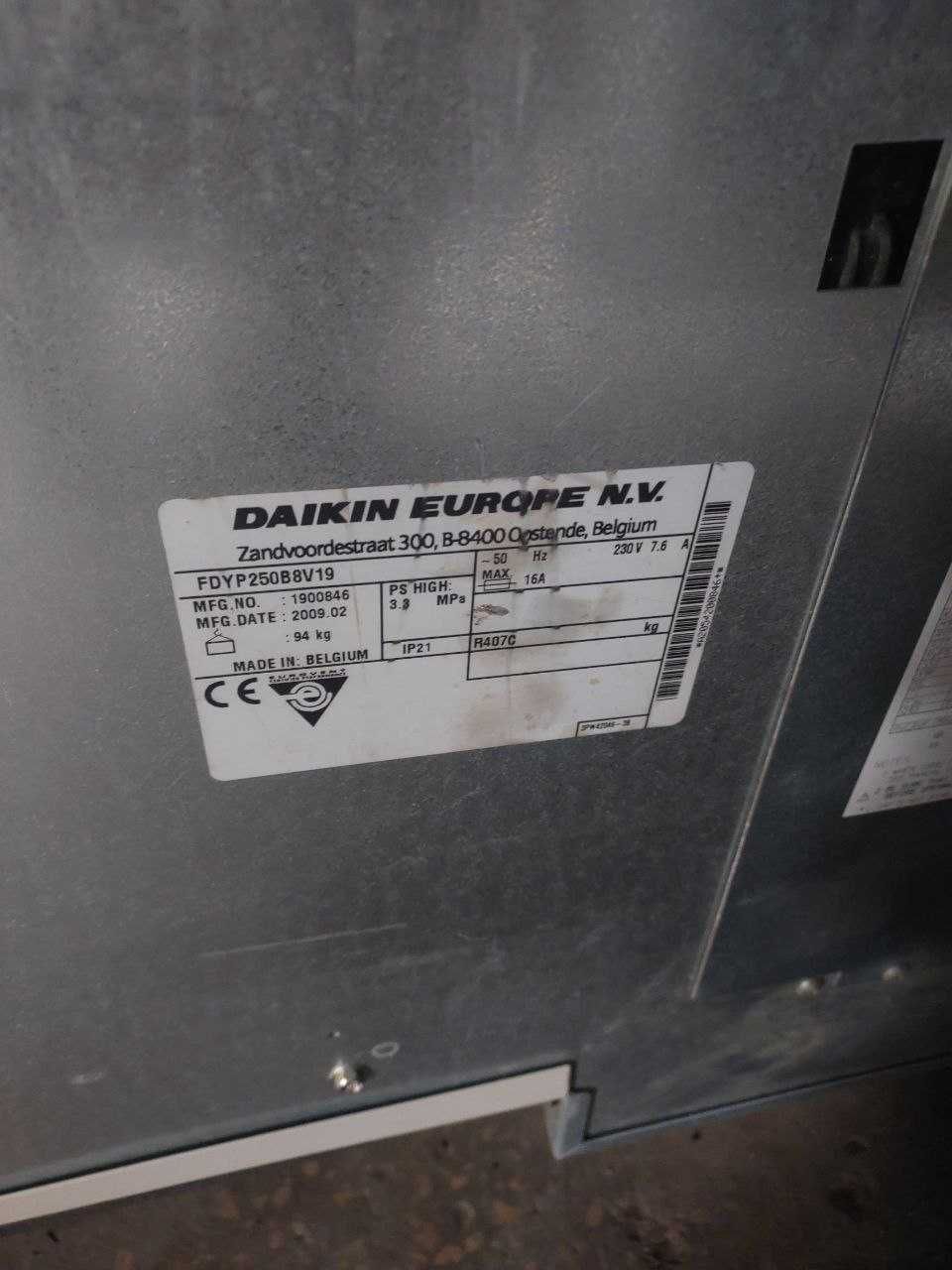 БУ Промисловий кондиціонер Daikin RP250B8W1 типу спліт система