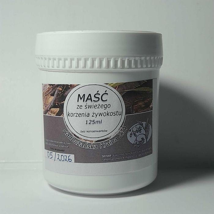 Maść ze świeżego korzenia żywokostu 125 ml