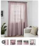 Zasłony ikea hilja 150×300