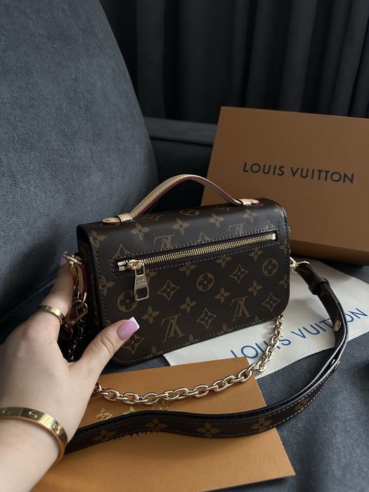 Сумка шкіряна Louis Vuitton Pochette Metis , лв, LV, Jacquemus, coach