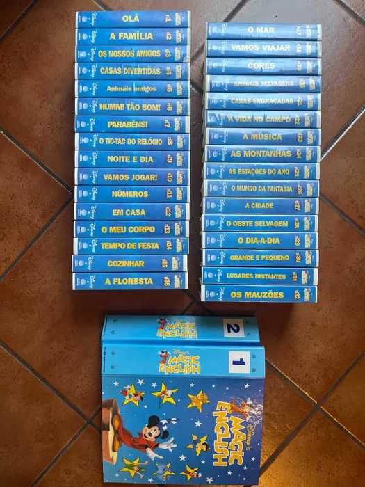 Coleção VHS Disney’s magic english (24 Volumes)