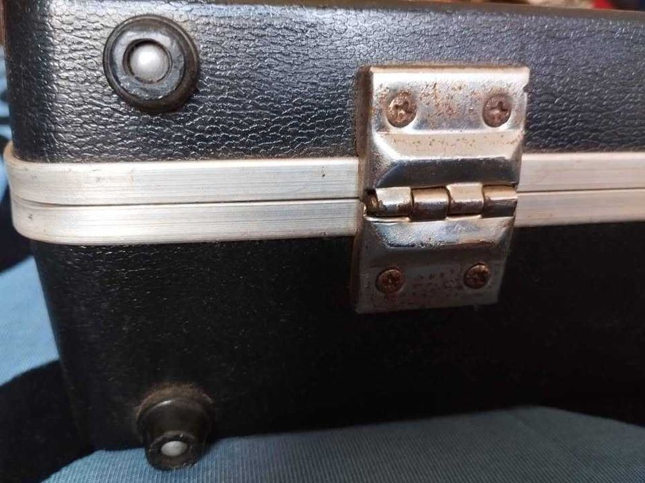 Mala de negócios em plástico vintage