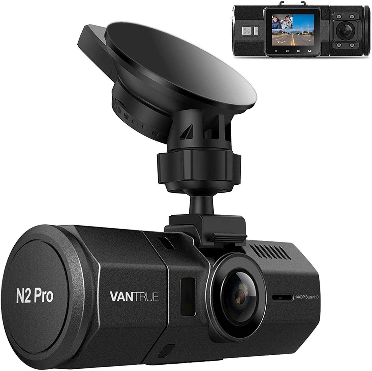 Реєстратор  автомобільна камера Vantrue N2 Pro Uber Dual 1080P