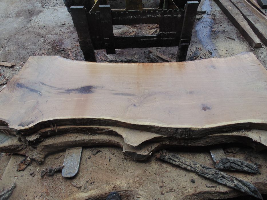 Blat monolit DĄB super drewno na stół LOFT Live edge industrial