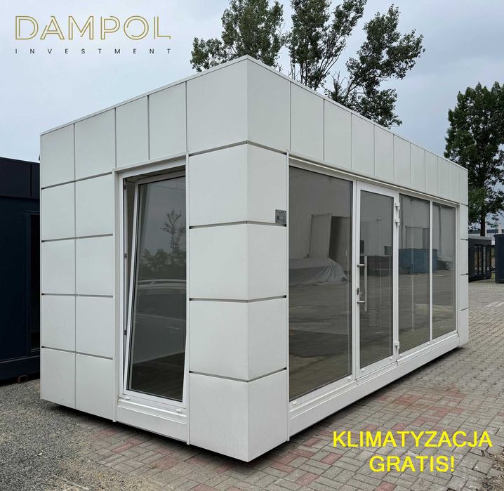 Od ręki Pawilon biały 600x300, kiosk, handlowy, klimatyzacja gratis!