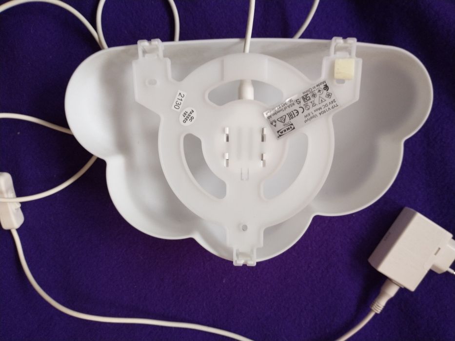 Kinkiet, lampka ścienna LED, chmurka biała Ikea Upplyst