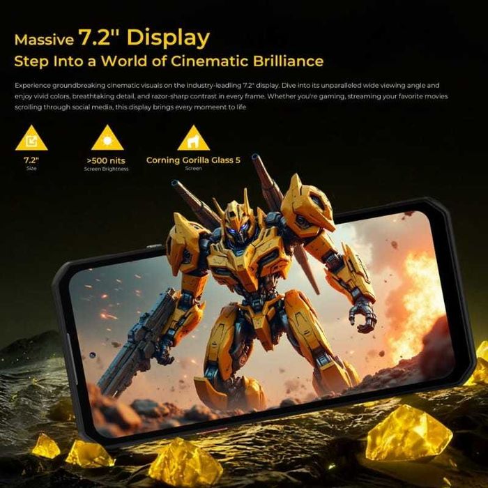 Oukitel WP60 5G 16GB/512GB 7,2"  IP69K 2.5GHz