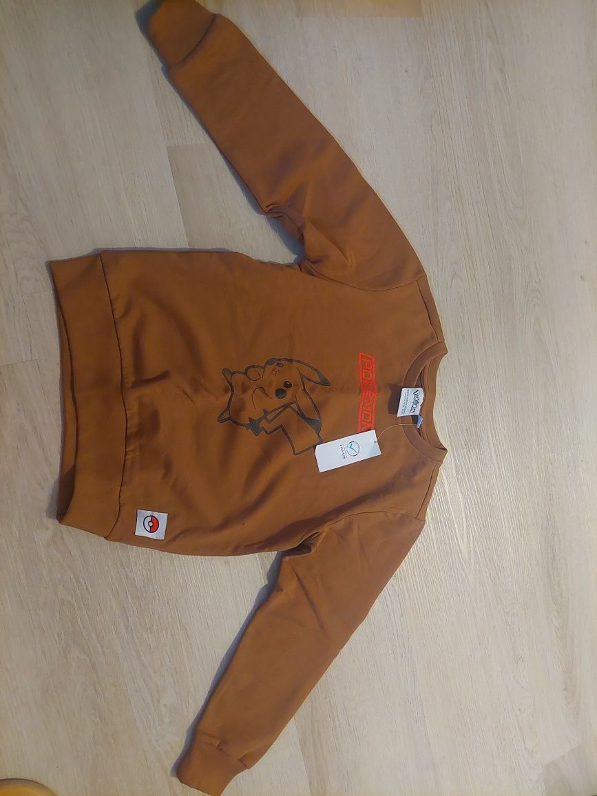 Nowa bluza sweter pikachu 110/116