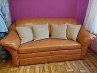 Wygodny Komplet Wypoczynkowy Fotel + Sofa dwuosobowa rozkładana