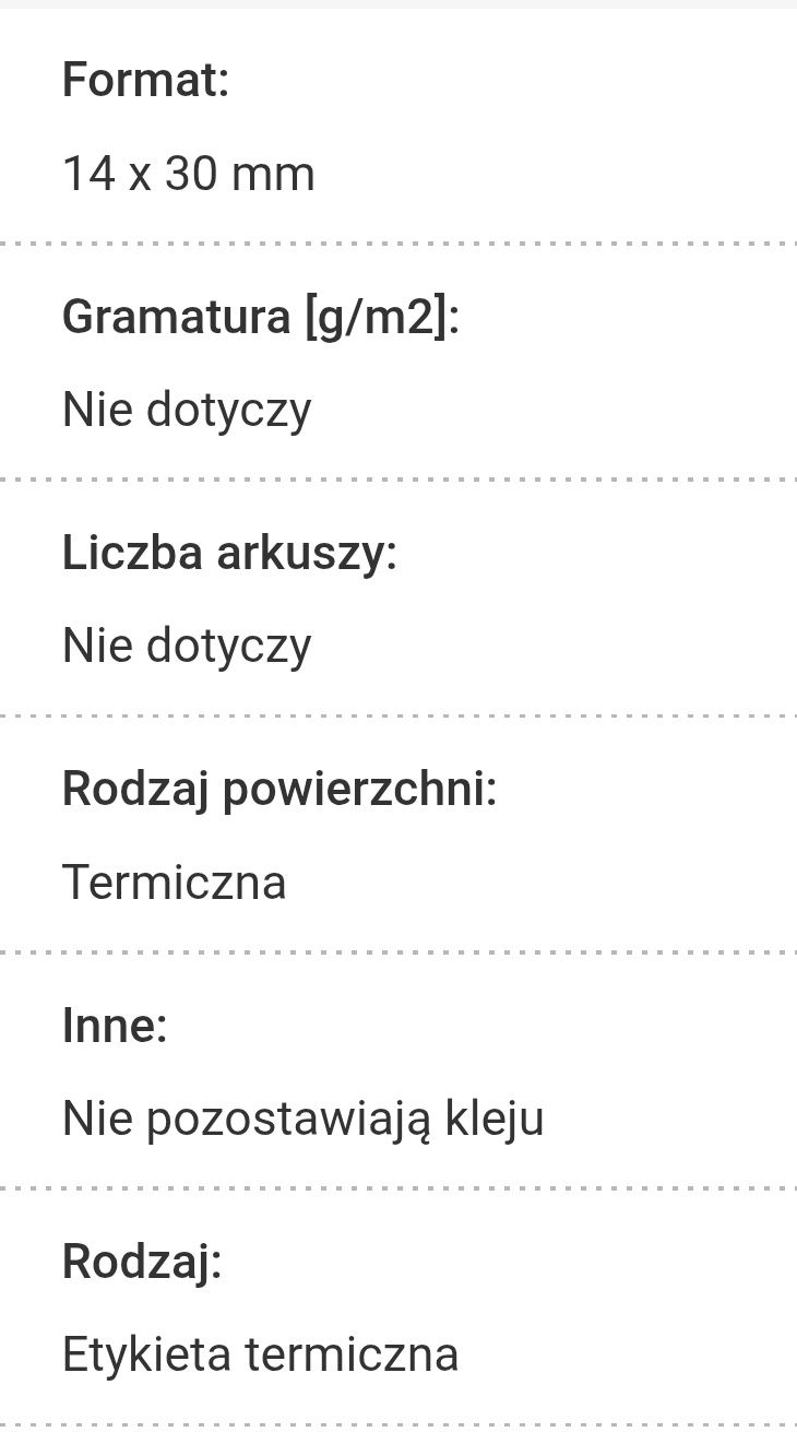 Etykieta termiczna hologramowa do Niimbot D18 - 3 sztuki