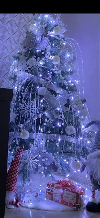 Лита ялинка Ковалівська Premium блакитна 1,50