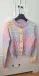 Sweter ombre tęczowy Azaka Paris 36 38