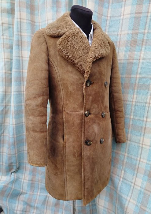 Дублёнка  мужская, овчина, р. 50. длиная