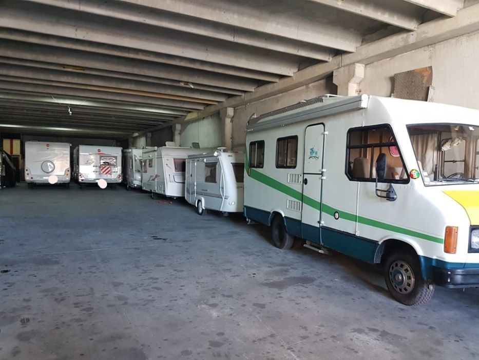 Armazenamento temporário garagem armazém