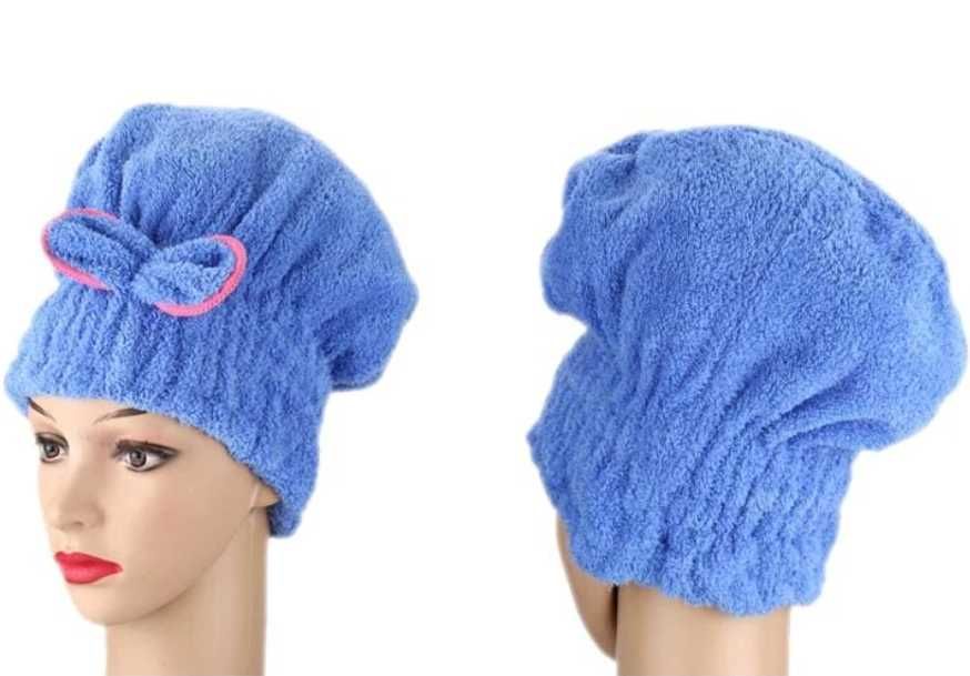 Ręcznik na głowę czepek turban do suszenia włosów