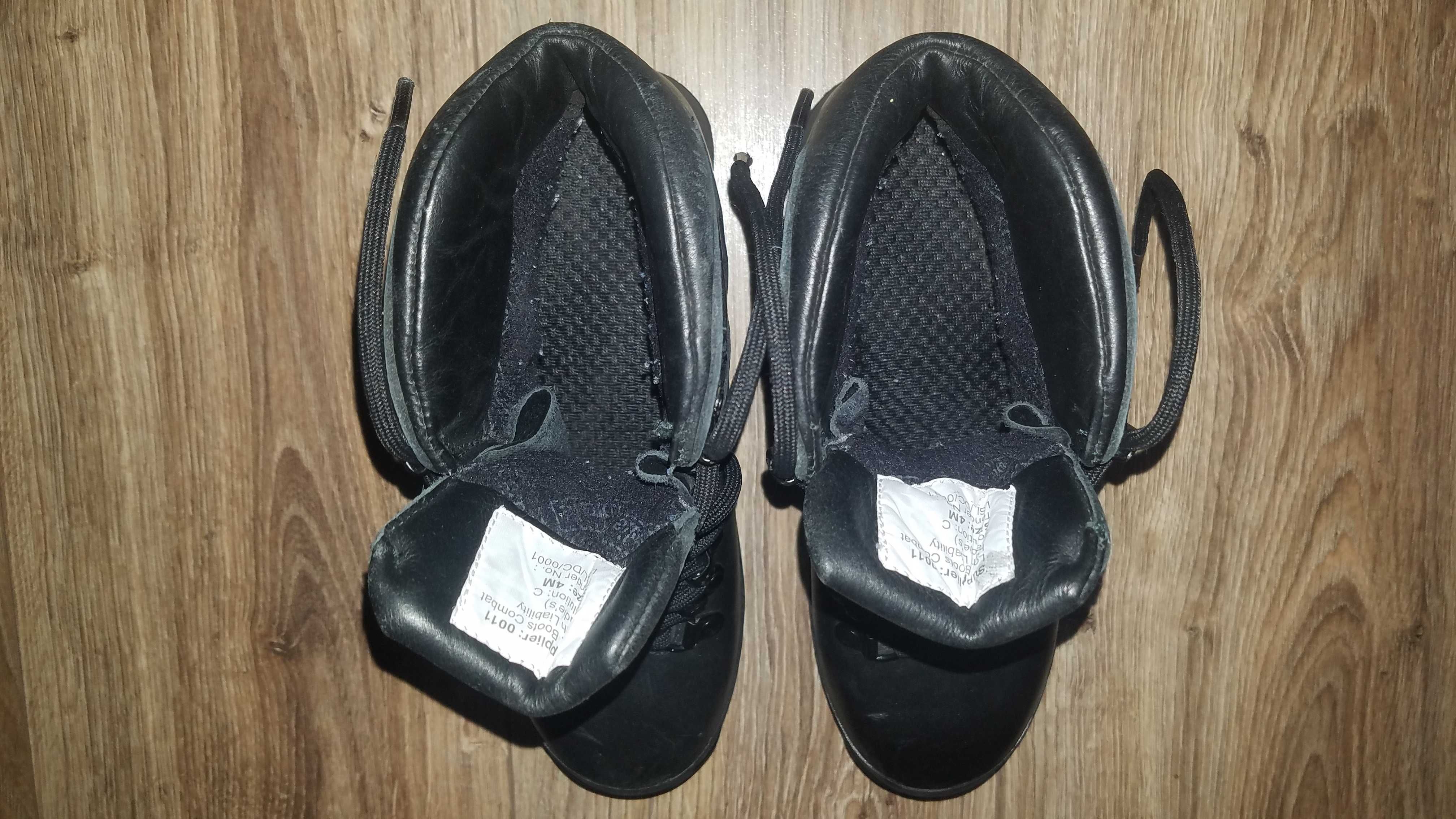 Buty COMBAT 37/38 24cm Skóra taktyczne/ochrona/policja/góry stan BDB