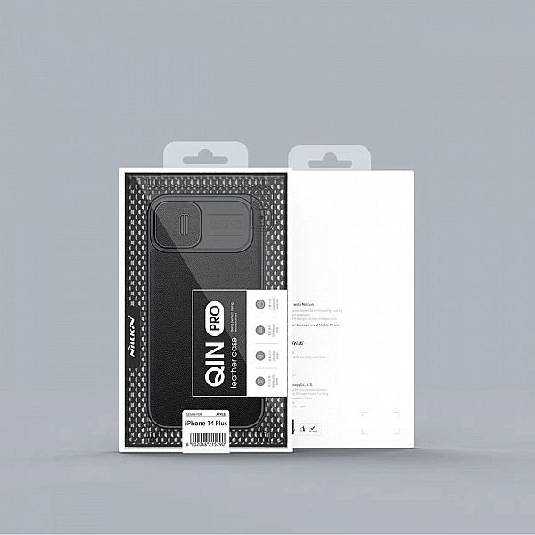 Nillkin Qin Cloth Pro Case etui do iPhone 14 Plus osłona na aparat kab
