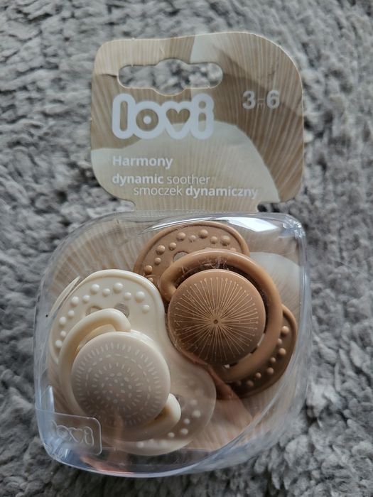 Lovi smoczki uspokajające dynamicznie 3-6m 2szt