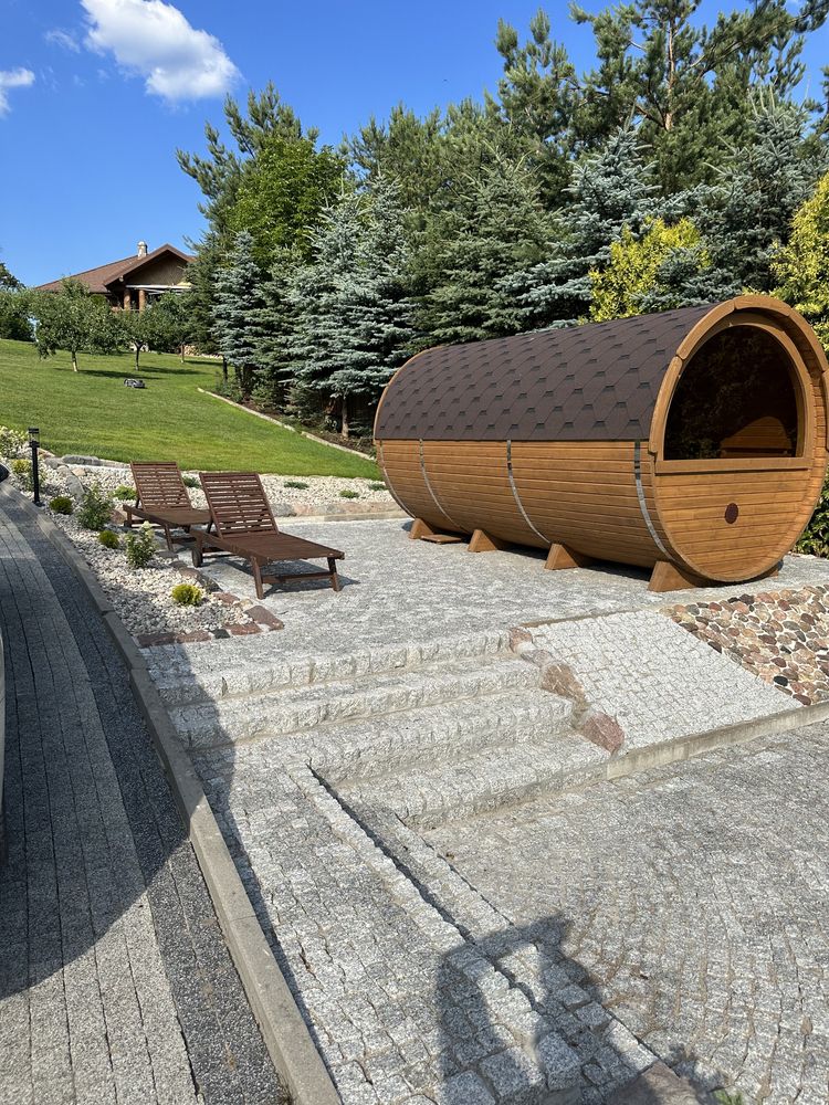 Producent Ełk Jacuzzi Balia Ogrodowa Spa Basen Sauna Mazury Domek