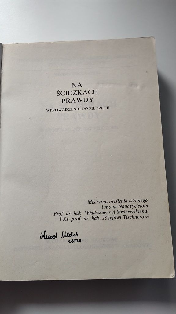 Na ścieżkach prawdy- wprowadzenie do filozofii