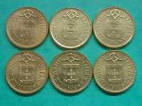 1091 - República: 6 moedas 10 escudos ltni, por 2,00