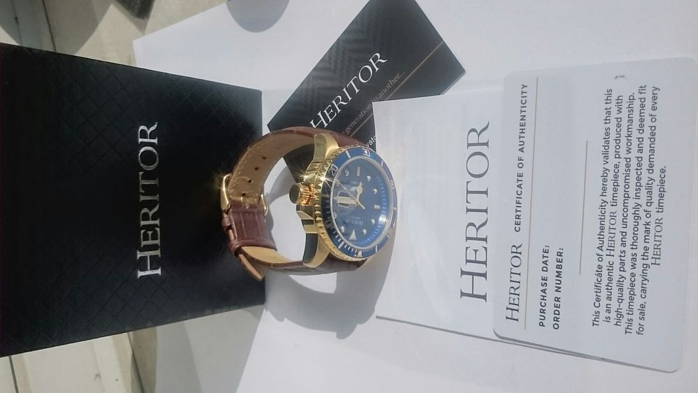 Zegarek męski Heritor automatic oryginalny nowy z Niemiec