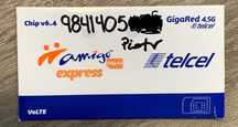 Karta sim, Meksyk, Internet,