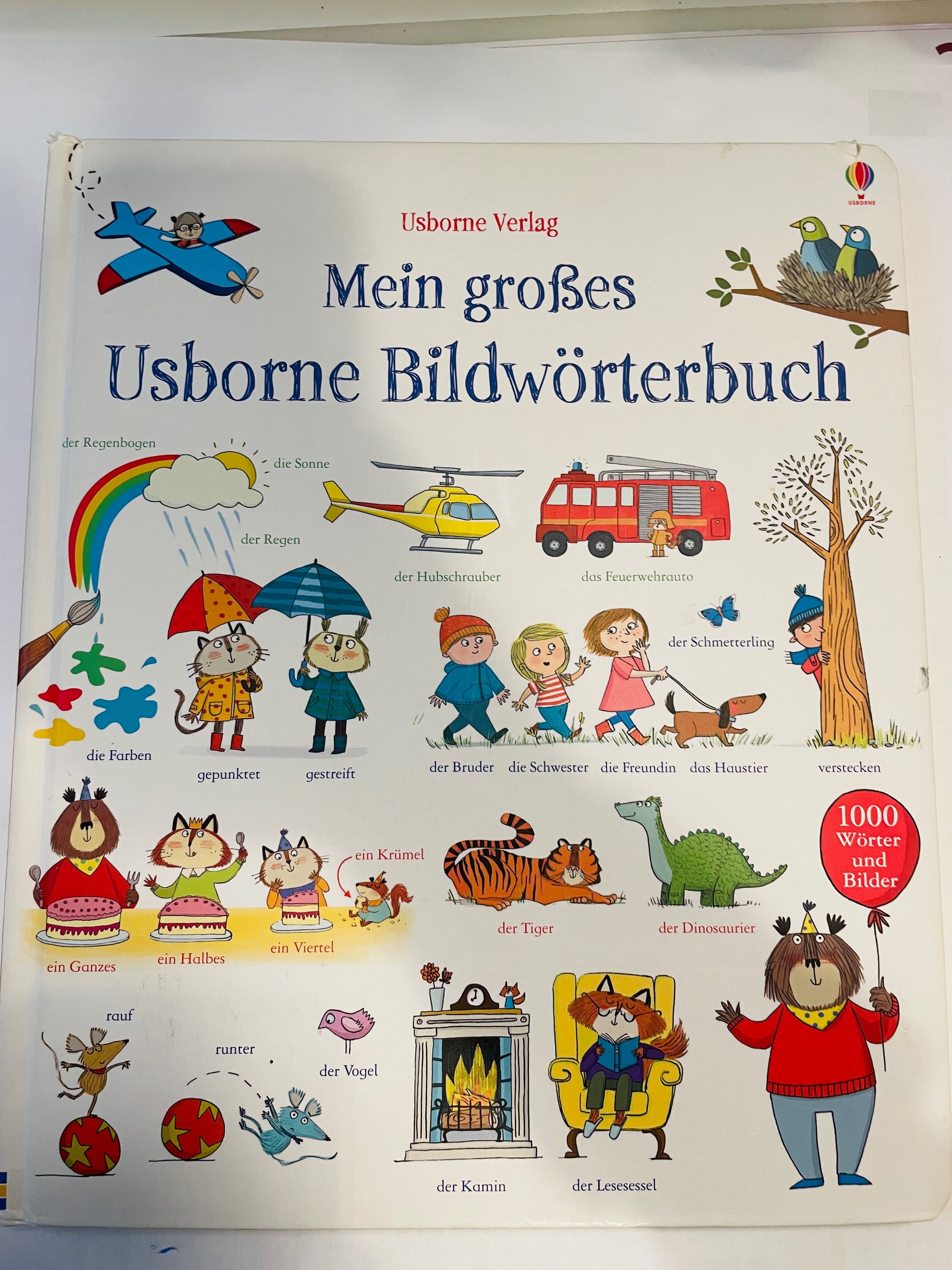Książka do nauki niemieckiego dla dzieci: Mein grosses Usborbe (…)