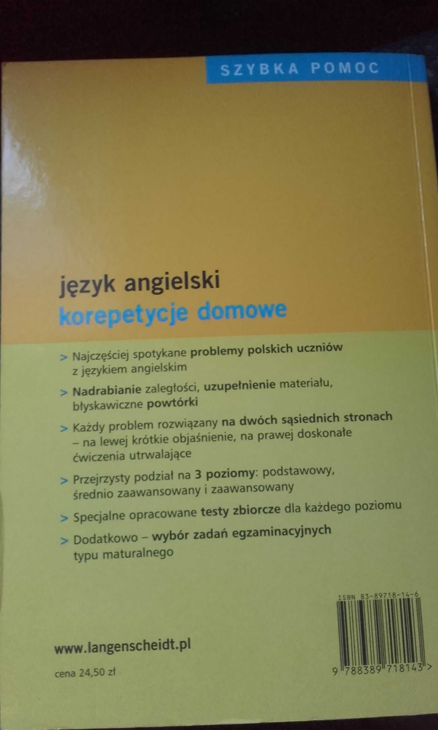 Jezyk angielski korepetycje domowe