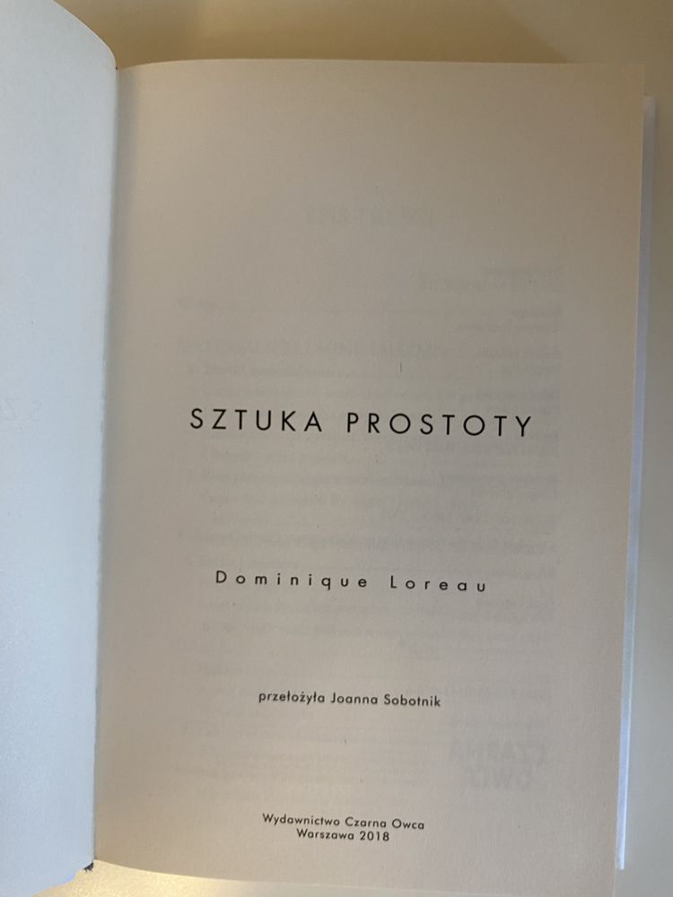 Sztuka prostoty - Dominique Loreau